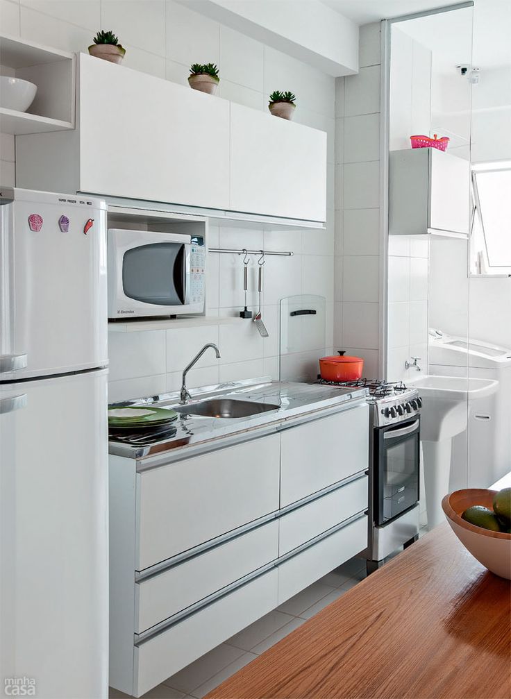cozinha pequena com aproveitamento do espaço